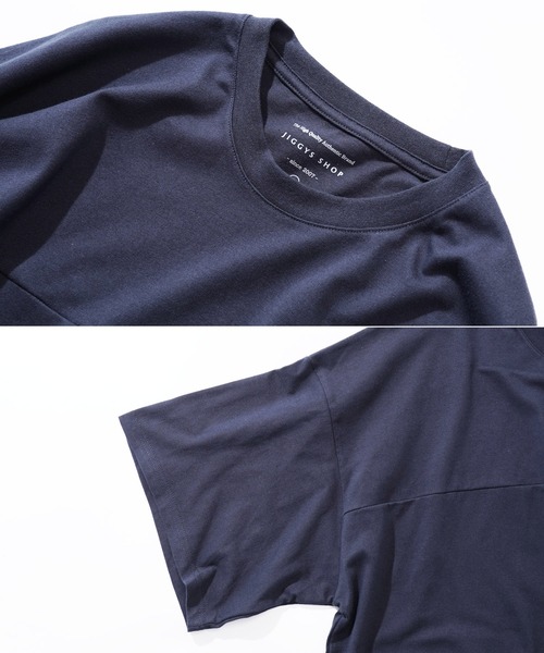 jiggys shop(ジギーズショップ)の「スイッチングポケット無地Tシャツ(Tシャツ/カットソー・メンズ・グレー系その他/ネイビー/ブラック/チャコールグレー/ホワイト・MEDIUM/LARGE/X-LARGE)」の14枚目の写真