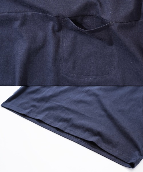jiggys shop(ジギーズショップ)の「スイッチングポケット無地Tシャツ(Tシャツ/カットソー・メンズ・グレー系その他/ネイビー/ブラック/チャコールグレー/ホワイト・MEDIUM/LARGE/X-LARGE)」の15枚目の写真