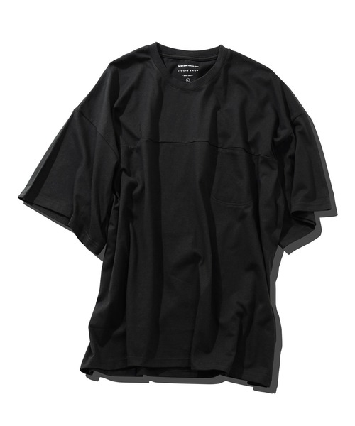 jiggys shop(ジギーズショップ)の「スイッチングポケット無地Tシャツ(Tシャツ/カットソー・メンズ・グレー系その他/ネイビー/ブラック/チャコールグレー/ホワイト・MEDIUM/LARGE/X-LARGE)」の10枚目の写真