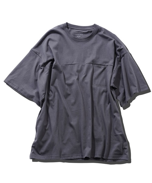 jiggys shop(ジギーズショップ)の「スイッチングポケット無地Tシャツ(Tシャツ/カットソー・メンズ・グレー系その他/ネイビー/ブラック/チャコールグレー/ホワイト・MEDIUM/LARGE/X-LARGE)」の19枚目の写真