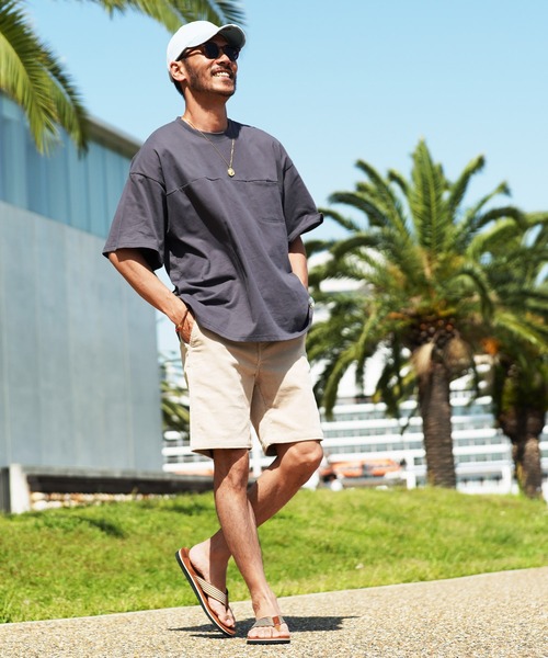 jiggys shop(ジギーズショップ)の「スイッチングポケット無地Tシャツ(Tシャツ/カットソー・メンズ・グレー系その他/ネイビー/ブラック/チャコールグレー/ホワイト・MEDIUM/LARGE/X-LARGE)」の20枚目の写真