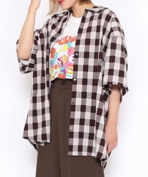 PUNYUS | ギンガムチェックオーバーシャツ(シャツ/ブラウス)