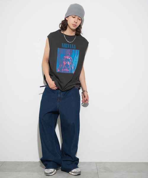 NIRVANA（ニルヴァーナ）の「WEGO/∴別注NIRVANAノースリーブ（タンクトップ・メンズ・その他1/その他2・MEDIUM/LARGE）」の9枚目の写真