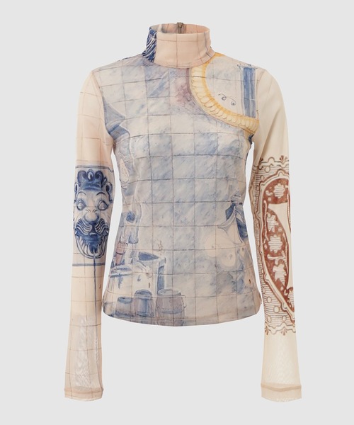 YOHEI OHNO（ヨウヘイオオノ）の「Graphic Mesh Top（その他トップス