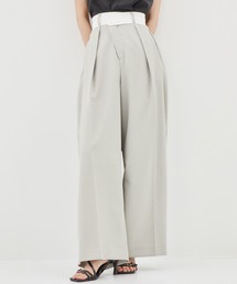 STUDIOUS（ステュディオス）の「【STUDIOUS/ステュディオス】アシンメトリックフロントトラウザーパンツ（スラックス）」