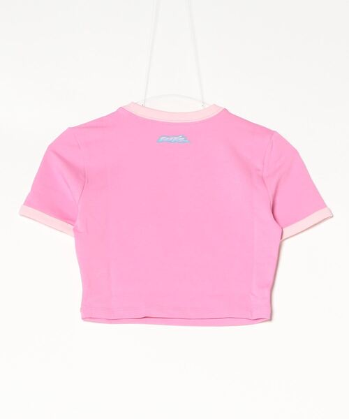 NIKE(ナイキ)の「NIKE AS W NSW TEE SLIM CRP GCEL / ナイキ ウィメンズ NSW スリム CRP GCEL S/S Tシャツ 【SP】(Tシャツ/カットソー・レディース・ピンク/ホワイト・L/M/S/XS)」の11枚目の写真