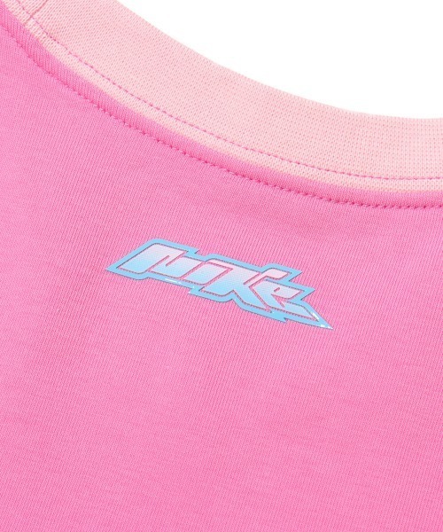 NIKE(ナイキ)の「NIKE AS W NSW TEE SLIM CRP GCEL / ナイキ ウィメンズ NSW スリム CRP GCEL S/S Tシャツ 【SP】(Tシャツ/カットソー・レディース・ピンク/ホワイト・L/M/S/XS)」の4枚目の写真