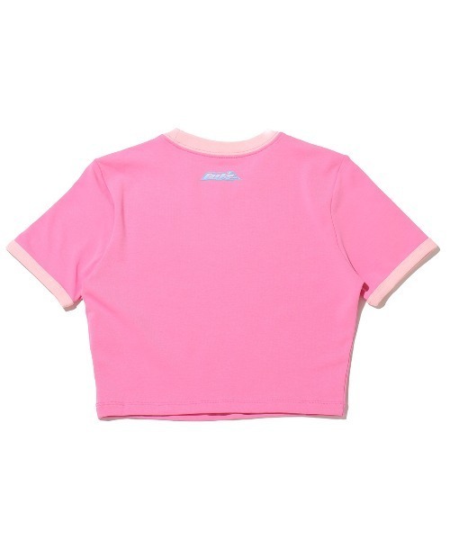NIKE(ナイキ)の「NIKE AS W NSW TEE SLIM CRP GCEL / ナイキ ウィメンズ NSW スリム CRP GCEL S/S Tシャツ 【SP】(Tシャツ/カットソー・レディース・ピンク/ホワイト・L/M/S/XS)」の9枚目の写真