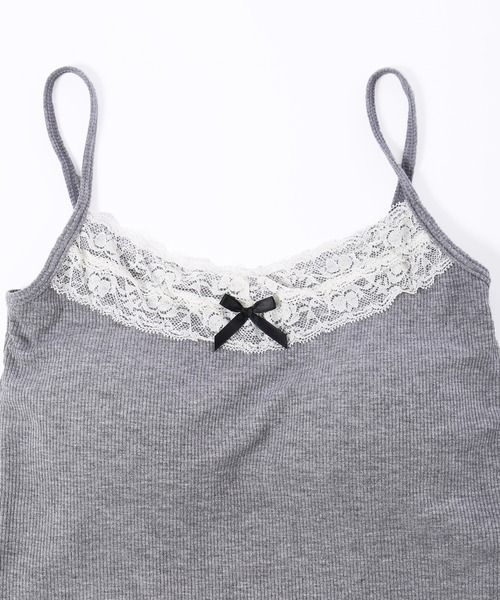PHILLY(フィリー)の「【PHILLY】リボンデザインカップインキャミソール(キャミソール・レディース・ブラック/グレー・FREE)」の17枚目の写真