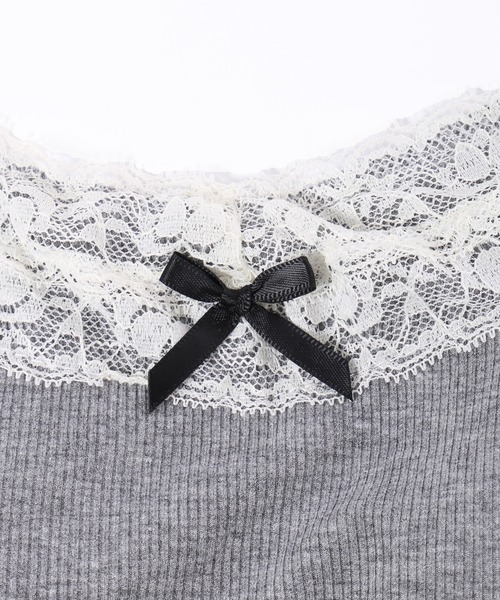 PHILLY(フィリー)の「【PHILLY】リボンデザインカップインキャミソール(キャミソール・レディース・ブラック/グレー・FREE)」の14枚目の写真