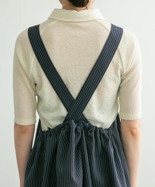 KBF（ケイビーエフ）の「2WAYバックストラップワンピース（ワンピース・レディース・チャコールグレー/ブルー系その他/ベージュ・ONE）」の21枚目の写真