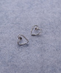 moichou（モイシュ）の「[moichou]ダブルオープンハートピアス（ピアス（両耳用））」