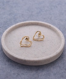 moichou（モイシュ）の「[moichou]ダブルオープンハートピアス（ピアス（両耳用））」