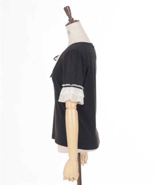 axes femme（アクシーズファム）の「ブロッキングカットソー（Tシャツ/カットソー・レディース・ピンク/グレー/ブラック・FREE）」の22枚目の写真