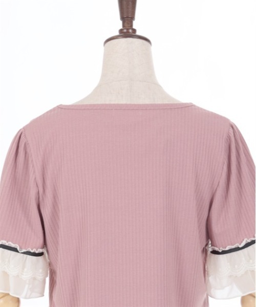 axes femme（アクシーズファム）の「ブロッキングカットソー（Tシャツ/カットソー・レディース・ピンク/グレー/ブラック・FREE）」の11枚目の写真