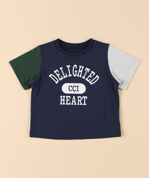 COMME CA ISM(コムサイズム)の「グラフィックプリント 半袖Tシャツ(ベビーサイズ)(その他ベビー用品・キッズ・ラベンダー/ミント/ネイビー系/ホワイト系・80-90cm)」の3枚目の写真