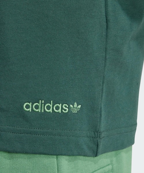 adidas（アディダス）の「グラフィック 半袖Tシャツ / アディダスオリジナルス adidas Originals（Tシャツ/カットソー・メンズ・グリーン/ホワイト・XX-LARGE/3XL/LARGE/MEDIUM/SMALL/X-LARGE/X-SMALL）」の9枚目の写真