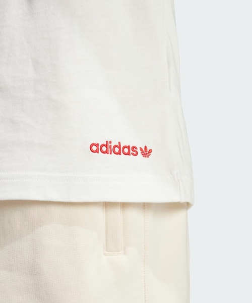 adidas（アディダス）の「グラフィック 半袖Tシャツ / アディダスオリジナルス adidas Originals（Tシャツ/カットソー・メンズ・グリーン/ホワイト・XX-LARGE/3XL/LARGE/MEDIUM/SMALL/X-LARGE/X-SMALL）」の5枚目の写真