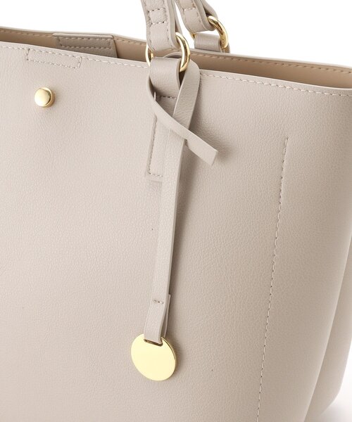 SHOO・LA・RUE（シューラルー）の「◆【軽量／2WAY】前後ポケットトートバッグ（トートバッグ・レディース・グレー/ブラック/ベージュ系4・00）」の14枚目の写真