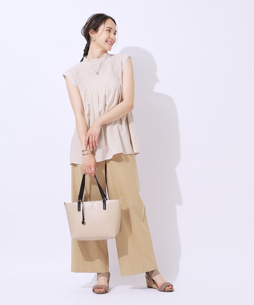 SHOO・LA・RUE（シューラルー）の「◆【軽量／2WAY】前後ポケットトートバッグ（トートバッグ・レディース・グレー/ブラック/ベージュ系4・00）」の17枚目の写真