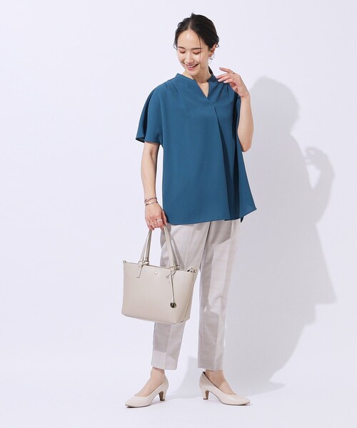 SHOO・LA・RUE（シューラルー）の「◆【軽量／2WAY】前後ポケットトートバッグ（トートバッグ・レディース・グレー/ブラック/ベージュ系4・00）」の20枚目の写真