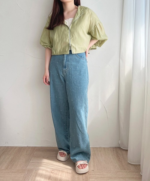 apres jour(アプレジュール)の「【apres jour mimi】WZIPシアーパーカー【ZOZOTOWN限定アイテム】(パーカー・レディース・ミント/ブラック/グレイッシュベージュ/アイボリー・X-LARGE/フリー)」の22枚目の写真