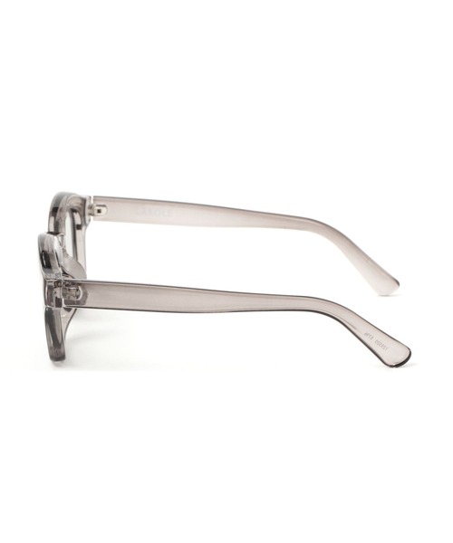 LAKOLE(ラコレ)の「ワイドフレームボストンサングラス / 129509(サングラス・レディース・カーキ/グレー/ベージュ・FREE)」の4枚目の写真