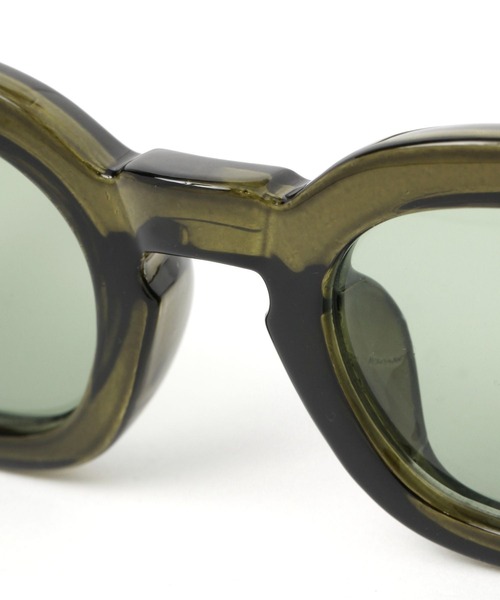 LAKOLE(ラコレ)の「ワイドフレームボストンサングラス / 129509(サングラス・レディース・カーキ/グレー/ベージュ・FREE)」の10枚目の写真