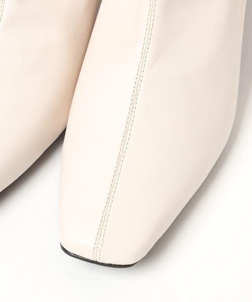 Andemiu（アンデミュウ）の「ストレッチヒールブーツ140222（ブーツ・レディース・ブラック/ブラウン/アイボリー・MEDIUM/LARGE）」の8枚目の写真