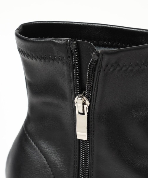 Andemiu（アンデミュウ）の「ストレッチヒールブーツ140222（ブーツ・レディース・ブラック/ブラウン/アイボリー・MEDIUM/LARGE）」の14枚目の写真