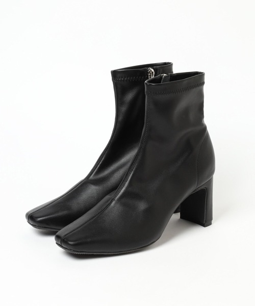 Andemiu（アンデミュウ）の「ストレッチヒールブーツ140222（ブーツ・レディース・ブラック/ブラウン/アイボリー・MEDIUM/LARGE）」の20枚目の写真