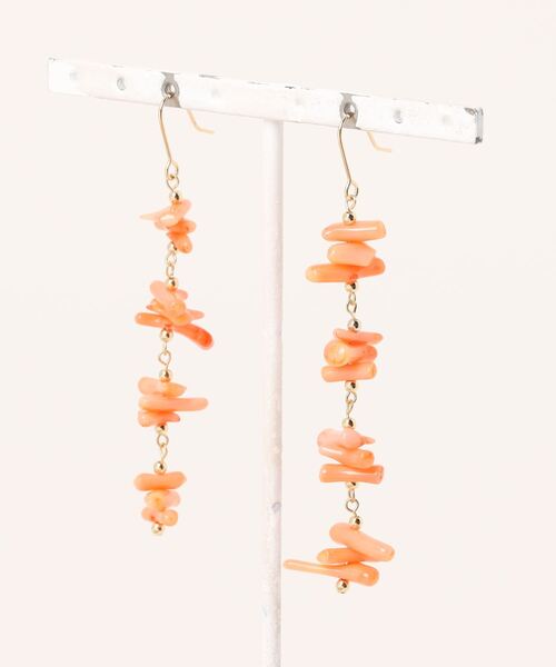 美品　ボンマジック　サンゴ　ピアス JEWELLERY COLLECTION 2024-2025_archive – Bon Magique