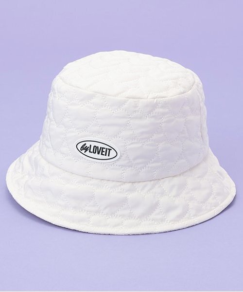 by LOVEiT（バイラビット）の「バケットハット（ハット・キッズ・オフホワイト/ブラック・M/L）」の2枚目の写真