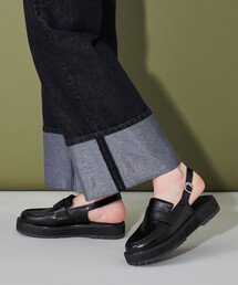 CITEN | ＜CITEN＞ ボリュームソール バックルベルト ローファー(ローファー)