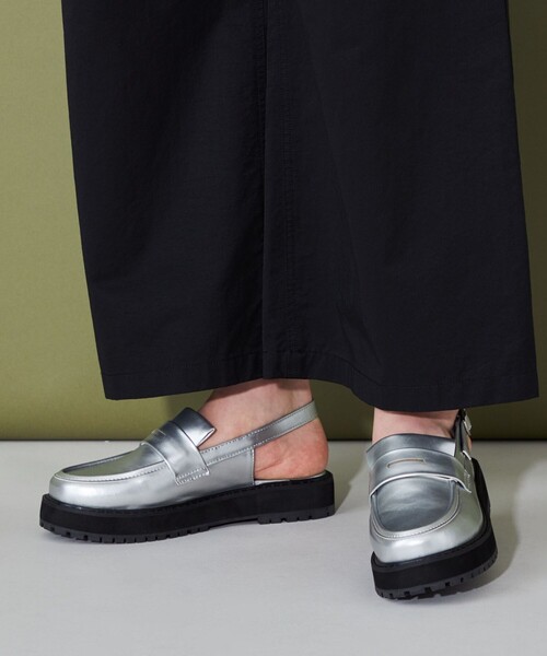 CITEN（シテン）の「＜CITEN＞ ボリュームソール バックルベルト ローファー（ローファー・レディース・ブラック/シルバー・S/M/L）」の18枚目の写真