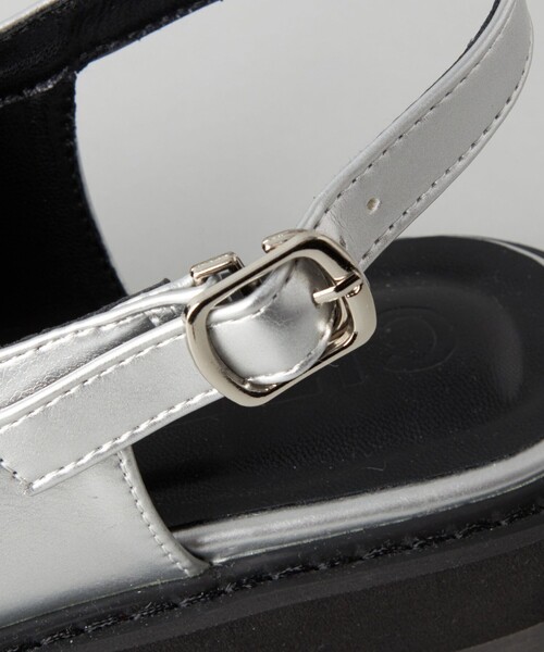 CITEN（シテン）の「＜CITEN＞ ボリュームソール バックルベルト ローファー（ローファー・レディース・ブラック/シルバー・S/M/L）」の15枚目の写真