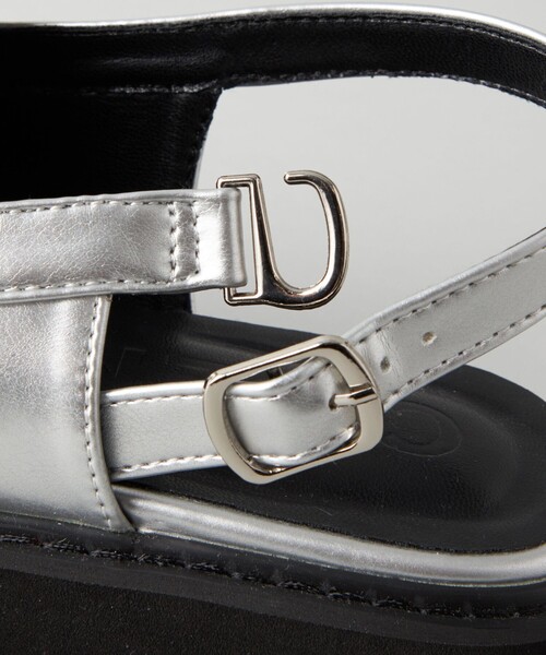 CITEN（シテン）の「＜CITEN＞ ボリュームソール バックルベルト ローファー（ローファー・レディース・ブラック/シルバー・S/M/L）」の17枚目の写真