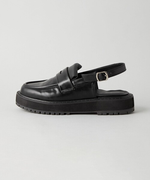 CITEN（シテン）の「＜CITEN＞ ボリュームソール バックルベルト ローファー（ローファー・レディース・ブラック/シルバー・S/M/L）」の10枚目の写真