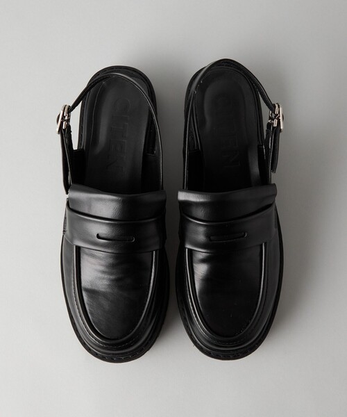 CITEN（シテン）の「＜CITEN＞ ボリュームソール バックルベルト ローファー（ローファー・レディース・ブラック/シルバー・S/M/L）」の20枚目の写真