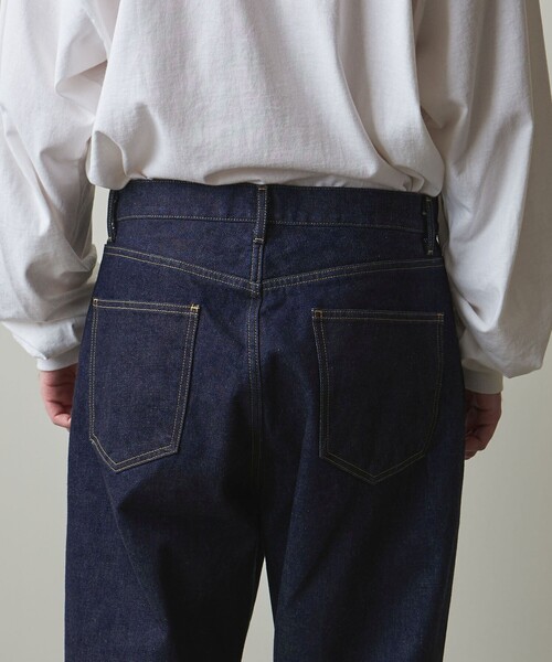 Steven Alan(スティーブンアラン)の「<Steven Alan> 13.5oz デニム 5ポケット バギー テーパード パンツ(デニムパンツ・メンズ・ネイビー/ブラック/コバルトブルー/ライトグレー・30inch/34inch/33inch/32inch/31inch)」の21枚目の写真