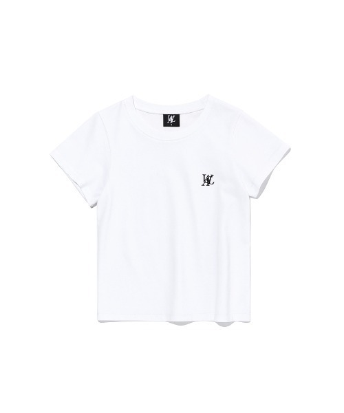 WOOALONG Signature soft slim line t-shirt / ウアロン
