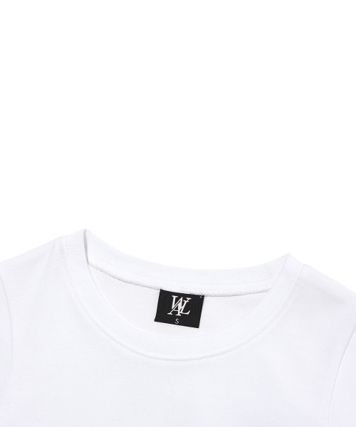 WOOALONG Signature soft slim line t-shirt / ウアロン