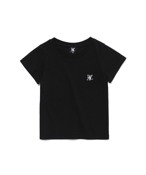 [WOOALONG]★24SS★韓国人気★Soft slim graphic T-shirt WOOALONG Signature soft slim line t-shirt / ウアロン