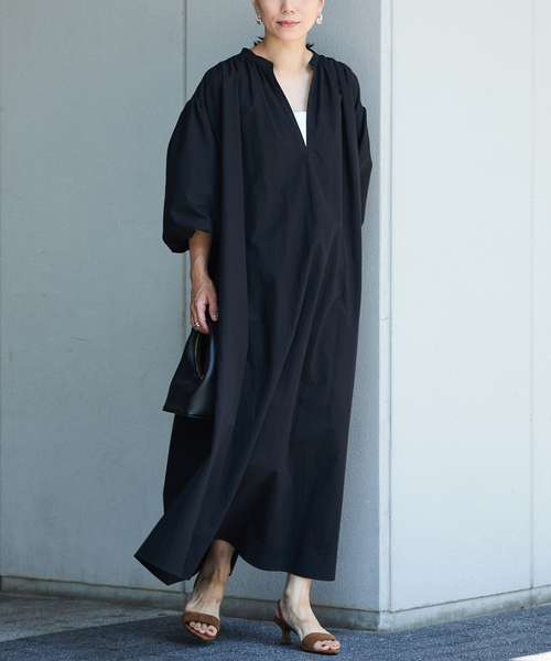タグ付き VERMEIL par iena Caftan long ワンピース VERMEIL par iena（ヴェルメイユパーイエナ）の「Caftan long
