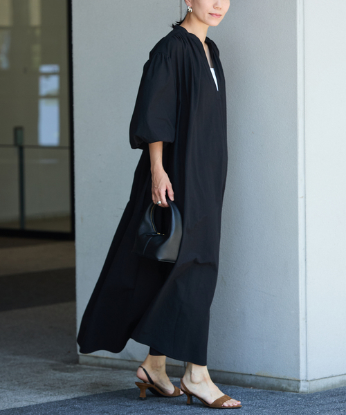 タグ付き VERMEIL par iena Caftan long ワンピース VERMEIL par iena（ヴェルメイユパーイエナ）の「Caftan long