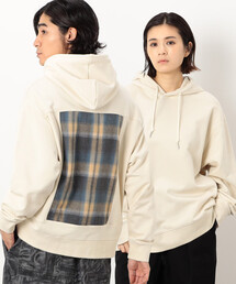 Purple&Yellow | パネルチェックプルオーバーパーカ(パーカー)