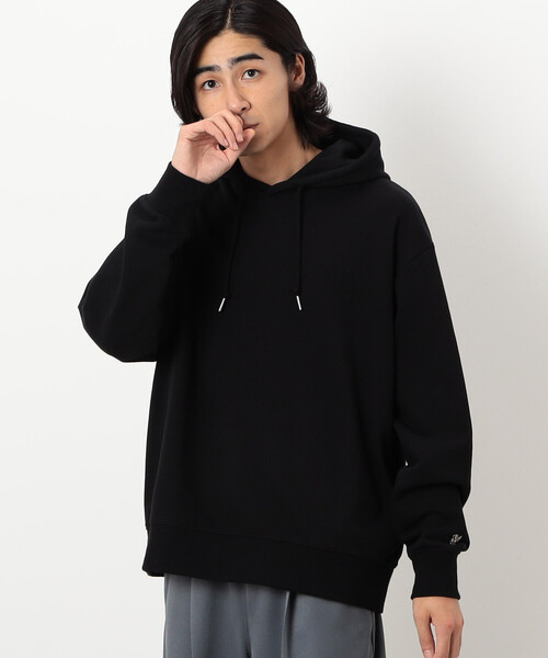 Purple&Yellow（パープルアンドイエロー）の「パネルチェックプルオーバーパーカ（パーカー・メンズ・アイボリー/ブラック・SMALL/MEDIUM/LARGE）」の2枚目の写真