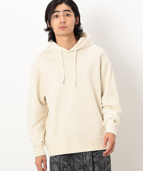 Purple&Yellow（パープルアンドイエロー）の「パネルチェックプルオーバーパーカ（パーカー・メンズ・アイボリー/ブラック・SMALL/MEDIUM/LARGE）」の5枚目の写真