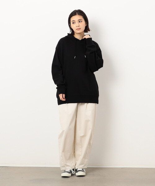 Purple&Yellow（パープルアンドイエロー）の「パネルチェックプルオーバーパーカ（パーカー・メンズ・アイボリー/ブラック・SMALL/MEDIUM/LARGE）」の16枚目の写真