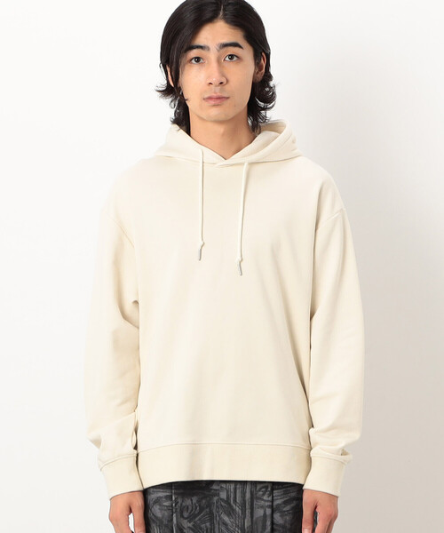 Purple&Yellow（パープルアンドイエロー）の「パネルチェックプルオーバーパーカ（パーカー・メンズ・アイボリー/ブラック・SMALL/MEDIUM/LARGE）」の21枚目の写真